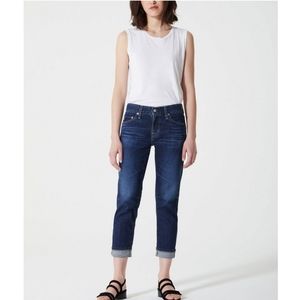 AG Ex-Boyfriend Slim Jeans 5 Year Moon Fog